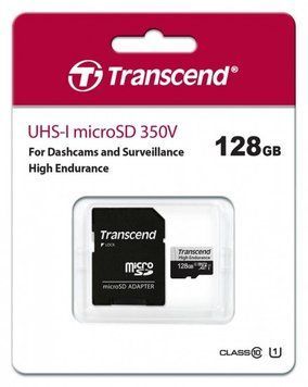 Карта память Transcend High Endurance microSDXC 350V [TS128GUSD350V] RC_TS128GUSD350V фото