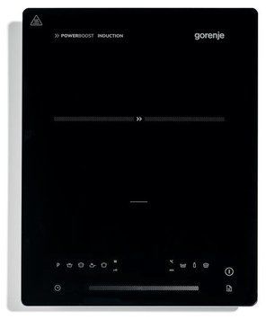 Настольная плитка Gorenje индукционная, комфорок - 1 на 2кВт, управление - сенсорное, черный RC_ICY2000SP фото