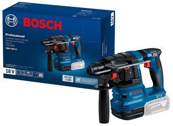 Перфоратор акумуляторний Bosch GBH 185-LI SDS-Plus 18В 1.9Дж 2.3кг без АКБ та ЗП RC_0.611.924.020 фото