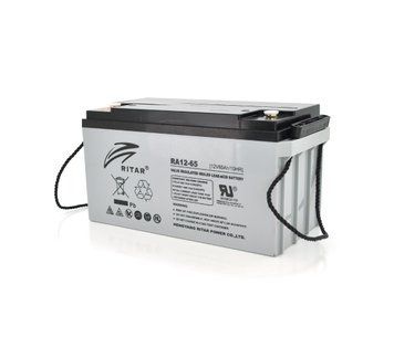 Аккумуляторная батарея AGM RITAR RA1265 12V 65Ah (350х167х182) U_16316 фото