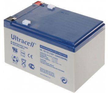 Аккумуляторная батарея Ultracell UL12-12 AGM 12V 12 Ah (158x 98 x 101) White Q6/444 U_28767 фото