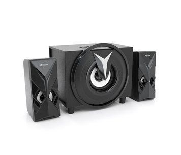 Колонки Kisonli TM-1000U, 8W+2x4W, USB/TF/BT/FM/AUX/LED light, с сабвуфером, DC: 5V, Чёрный, Q8 U_31319 фото