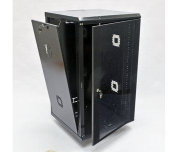Шафа Voltronic 21U, 600х600х1040 мм (Ш*Г*В), акрилове скло, чорна U_04852 фото