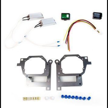 Перехідні рамки для oyota RAV4 (СА40) 2016-2018 LED+Decoder+Resistor на модуль Hella 3R KL_5832 фото