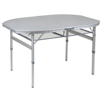 Стіл Bo-Camp Premium Oval 120x80 cm Grey (1404420) DS_DAS302789 фото