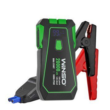 Бустер (пусковий пристрій) Winso Jump Starter 800A/1600A 20000mAh зі Smart-клемами LI_140800 фото
