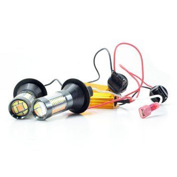 Дневные ходовые огни DRL LED Galaxy T20 (Белый-Желтый) KL_1616 фото