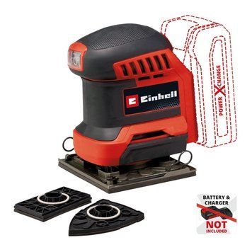 Einhell Шлифмашина вибрационная аккумуляторная TE-OS 18/113 3X Li-Solo 18, 113х101мм 1.04кг без АКБ и ЗП RC_4460730 фото