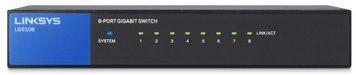 Коммутатор Linksys LGS108 Switch 8xGE, unmanaged RC_LGS108-EU фото