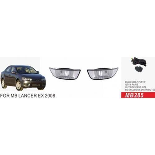 Фари дод. модель Mitsubishi Lancer 2007-16/ MB-285/ HB4(9006)-12V55W/ ел.проводка OL_29205 фото