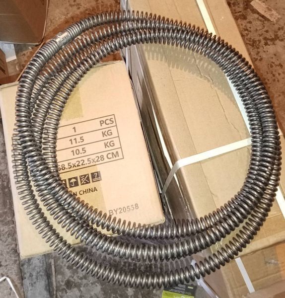 Пружина для прочистки труб Dali R-4-2 (22 мм х 4,6 м) HY_090111283 фото