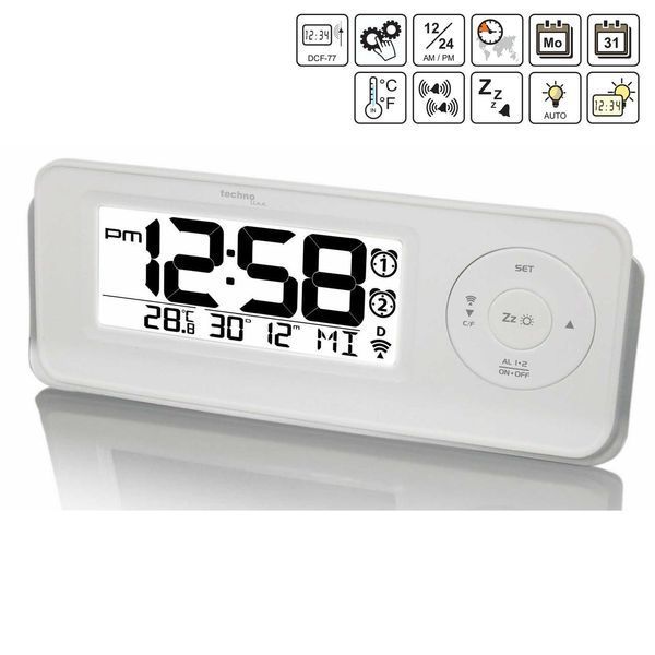 Годинник настільний Technoline WT498 White (WT498) DS_DAS301810 фото