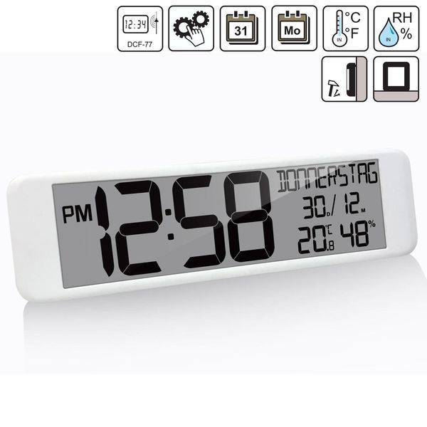 Часы настенные Technoline WS8120 White (WS8120) DS_DAS302710 фото