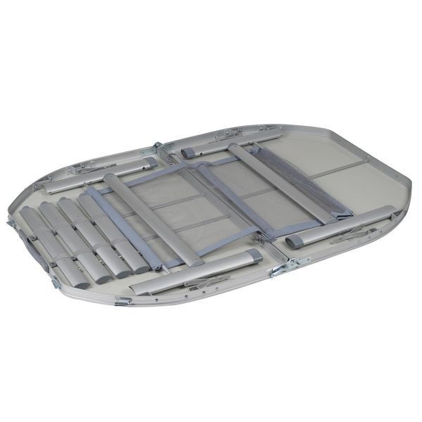 Стіл Bo-Camp Premium Oval 120x80 cm Grey (1404420) DS_DAS302789 фото