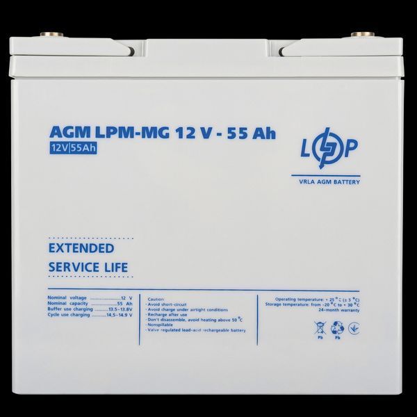 Аккумулятор мультигелевый LPM-MG 12V - 55 Ah LP_3873 фото