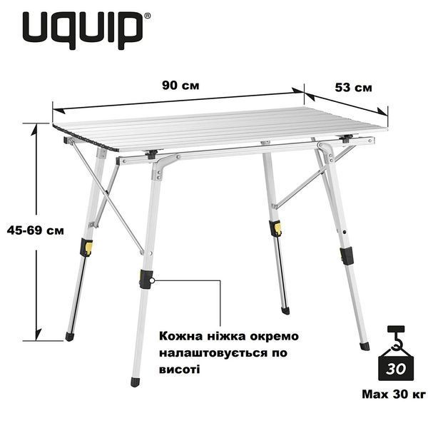 Стіл Uquip Variety M Grey (244112) DS_DAS301069 фото