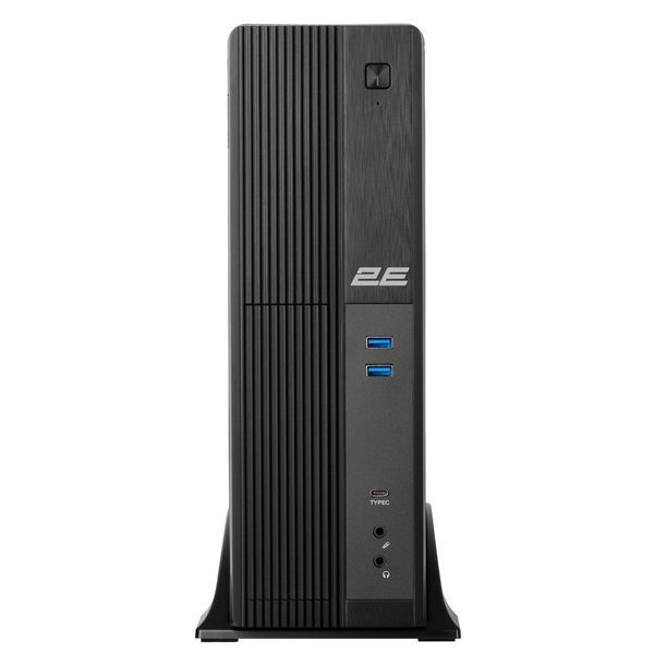 Корпус 2E S616-400 з БП 2E 400W-SFX, 1xUSB3.0, 1xUSBType-C, 1x80мм, Micro ATX/Desktop, чорний RC_2E-S616-400 фото