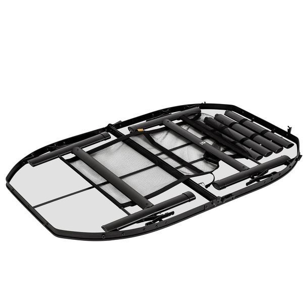 Стіл Bo-Camp Melrose Oval 120x80 cm Black/Wood look (1404220) DS_DAS302785 фото