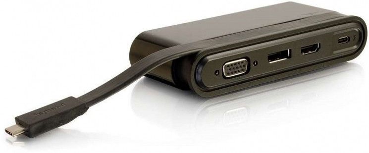 Док станция C2G USB-C > HDMI, Display Port, VGA, USB, Power Delivery 65W RC_CG82392 фото