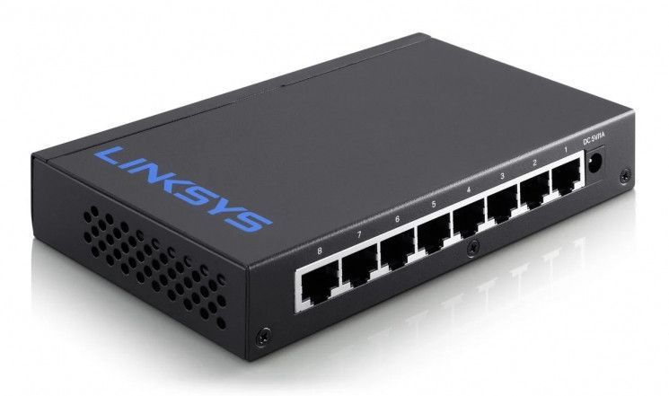 Коммутатор Linksys LGS108 Switch 8xGE, unmanaged RC_LGS108-EU фото