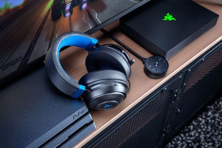 Наушники Razer Kraken [Console, black/blue] RC_RZ04-02830500-R3M1 фото