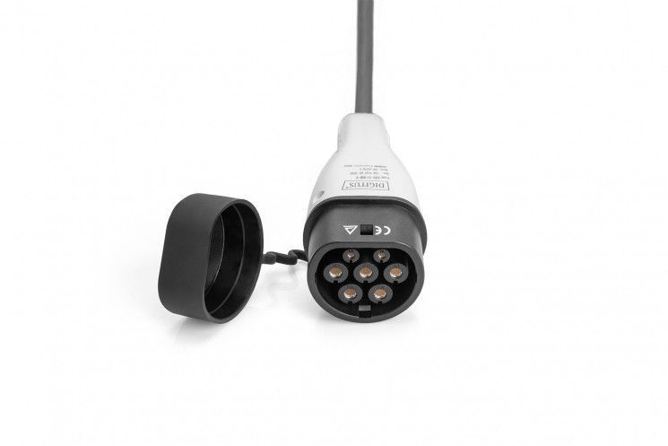 Зарядное устройство DIGITUS EV Three Phase, 11kW, Wall Box IP55, 5 m Type 2 cable RC_DN-3P16-050 фото
