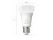 Лампа умная Philips Hue E27, 11W(60Вт), 2200K-6500K, Tunable white, ZigBee, Bluetooth, дымирование RC_929002468401 фото 4