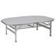 Стіл Bo-Camp Premium Oval 120x80 cm Grey (1404420) DS_DAS302789 фото 2