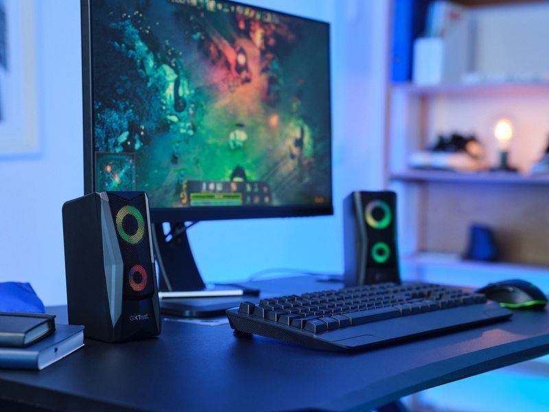 Акустична система Trust GXT 606 Javv 2.0, USB/AUX, RGB, чорний RC_25108_TRUST фото