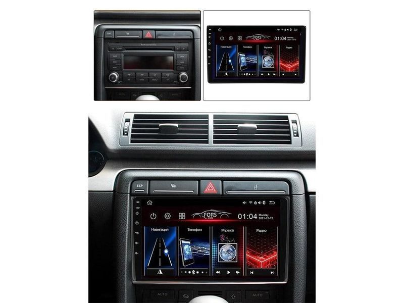 Штатна автомагнітола FORS.auto FS 6 MAX для Audi A4 2000-2009 FA_FS-6126 фото