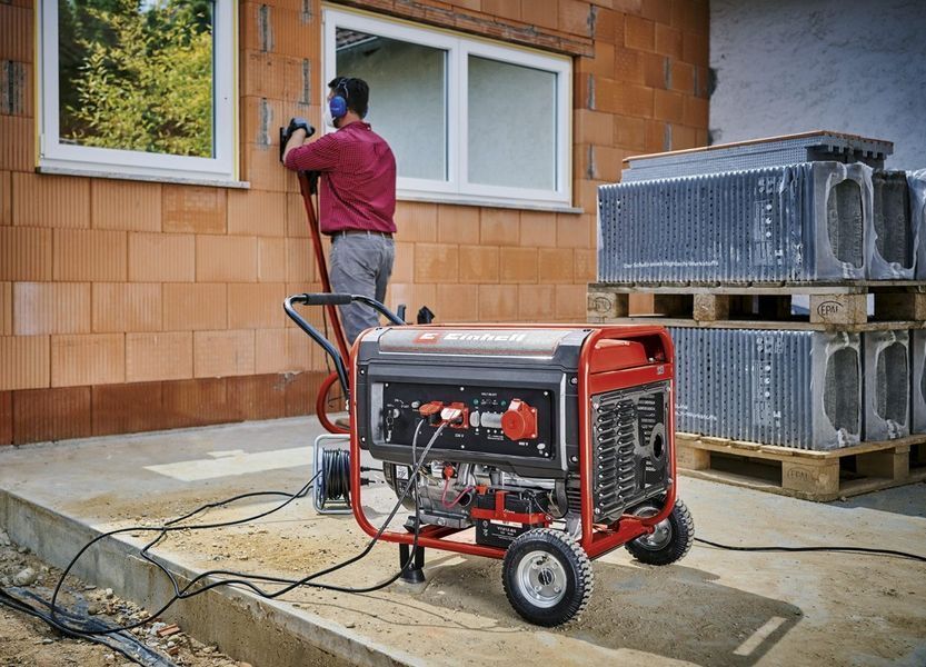Einhell Генератор бензиновий TC-PG 65/E5, 230В/380В, 3.6кВт (макс. 6.51кВт), електростарт, 25л, 83кг RC_4152610 фото