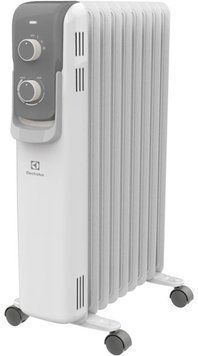 Обігрівач масляний Electrolux, 25м2, 2000Вт, мех. упр-ня, 9 секцій, білий RC_EOH/M-7209 фото