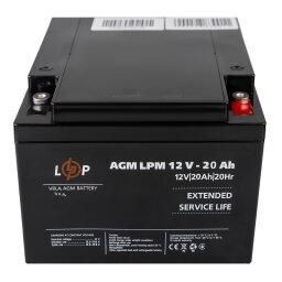 Акумулятор AGM LPM 12V-20 Ah під болт М5 LP_22882 фото