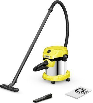 Пылесос профессиональный Karcher WD 2 PLUS V-15/4/18, 1000Вт, контейнер 15л, 4.52кг RC_1.628-050.0 фото