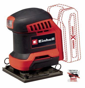 Einhell Шлифмашина вибрационная аккумуляторная TE-OS 18/113 Li-Solo 18, 113х101мм 1.04кг без АКБ и ЗП RC_4460731 фото