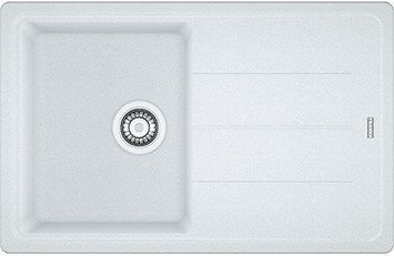 Мойка кухонная Franke Basis, фрагранит, прямоугольник, с крылом, 780х500х200мм, чаша &ndash; 1, накладная, BFG RC_114.0258.042 фото