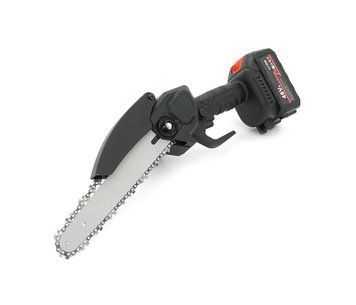 Акумуляторна ланцюгова пилка Mini Chain Saw 15cm, 24V, зарядне + 2 акумулятори, Case U_36329 фото