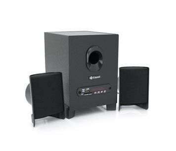 Колонки Kisonli TM-6000U, 5W+2x3W, USB/TF/BT/FM/AUX/LED light, с сабвуфером, DC: 5V, Чёрный, Q8 U_31320 фото