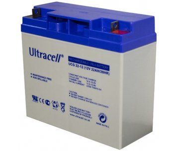 Аккумуляторная батарея Ultracell UCG22-12 GEL 12V 22 Ah (182x 77 x 168) White Q1/230 U_28768 фото