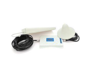 Комплект підсилювач GSM305-3G-4G 900/1800/2100МГц, підсилювач тридіапазонний, антена прийому, 10м кабелю, антена ретр. U_22750 фото