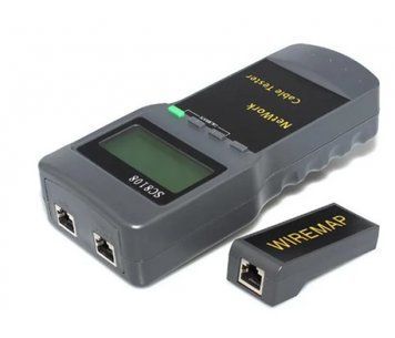 Кабельный тестер профессиональный Merlion SC8108, RJ-45 с поиском обрыва кабеля U_03067 фото