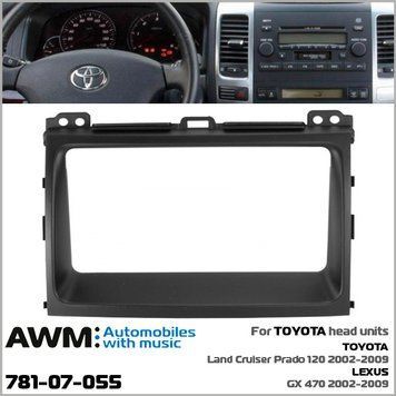 Переходная рамка AWM 781-07-055 для Toyota: Land Cruiser Prado 120 2002-2009 ,&nbsp;Lexus: GX 470 2002-2009 AV_781-07-055 фото