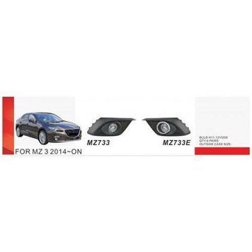 Фары доп.модель Mazda 3 2014-16/MZ-733E/H11-12V55W/эл.проводка (MZ-733E) OL_29204 фото