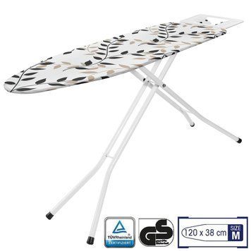 Дошка для прасування Casa Si Superstandard Basic 120x38 White/Black Leaves (CS95150E166) DS_DAS302410 фото