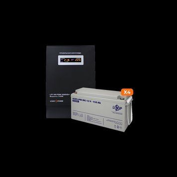 Комплект резервного живлення LP (LogicPower) ДБЖ + мультигелева батарея (UPS W3000 + АКБ MG 8280W) LP_19811 фото