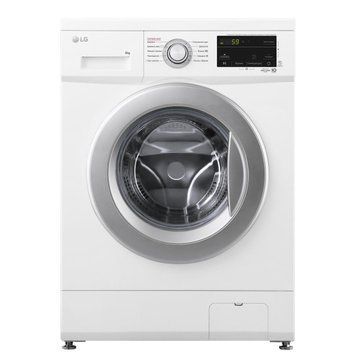 Стиральная машина фронтальная, 6кг, 1200, A+++, 44см, дисплей, пар, инвертор, белый LG RC_F2J3NS1W фото