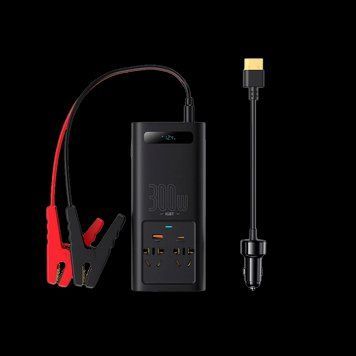 Автомобильный инвертор Baseus IGBT Power 300W 220V EU Черный (CGNB010101) LP_20390 фото