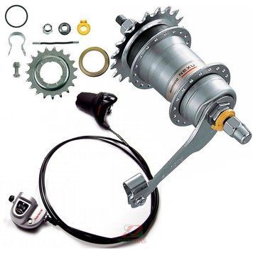 Втулка задняя Al 36H 14G CP SHIMANO NEXUS Inter-3 1800 мм с комплектом SL-3S42E VT_HUBR-Al-045 фото