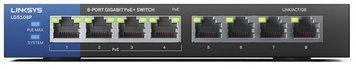 Коммутатор Linksys LGS108P Switch 4xGE PoE+, 4xGE, unmanaged RC_LGS108P-EU фото