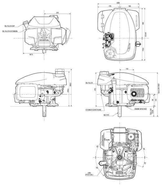 Двигун бензиновий HONDA GCV170 AL_457855 фото